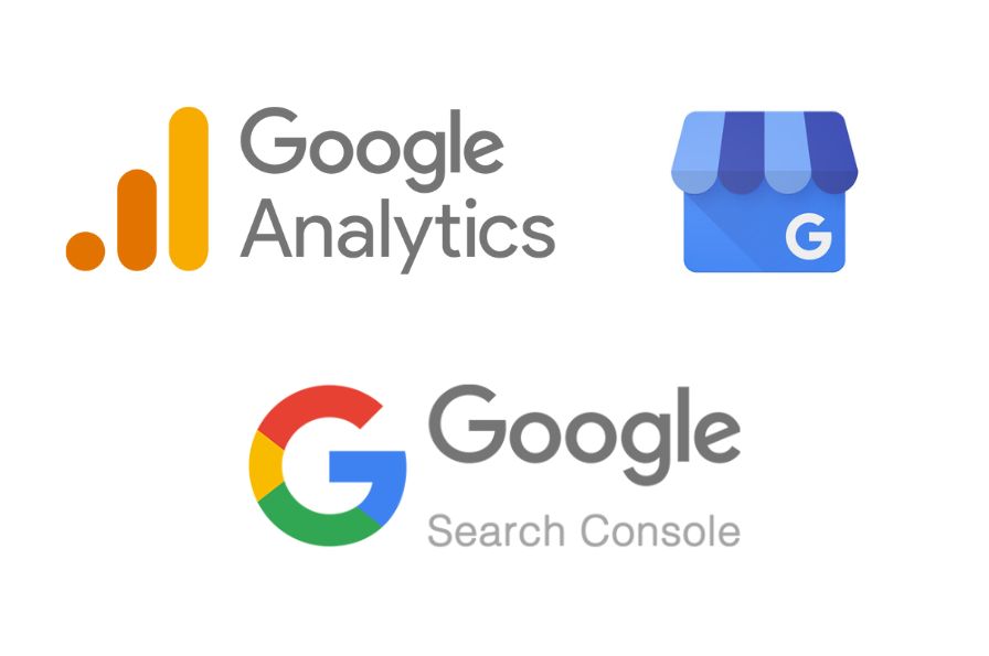 Logos of Google services