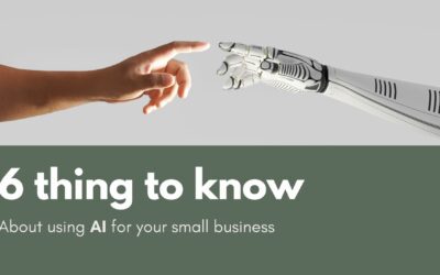 6 things you need to know about using AI for small business